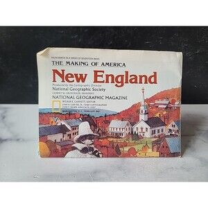The Making Of New England National Geographic Magazine February 1987